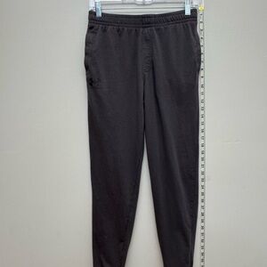 Under Armour Youth XL Black Jogger Sweatpants Loose Athletic